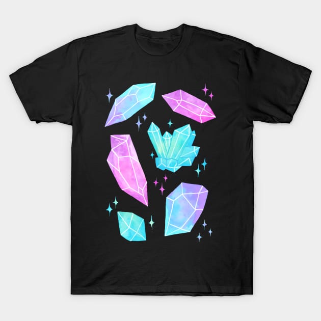 Pastel Watercolor Crystals | Nikury T-Shirt by Nikury